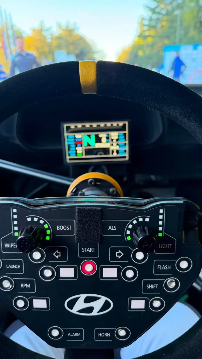 Hyundai step2 – change for rally3 car