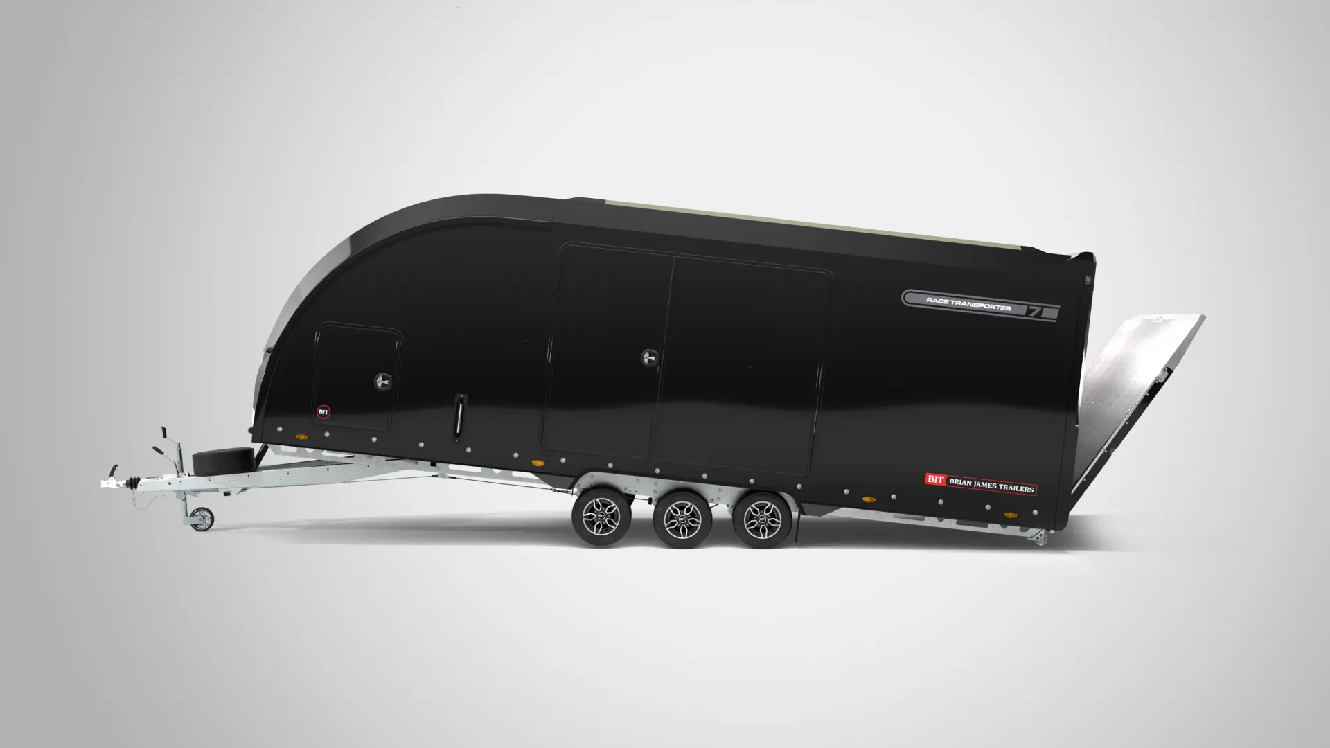 *LIVRAISON VERS FRANCE / BENELUX OFFERTE* Remorque porte voiture fermée BRIAN JAMES RT7 6m x 2.30m neuve EN STOCK – photo 2