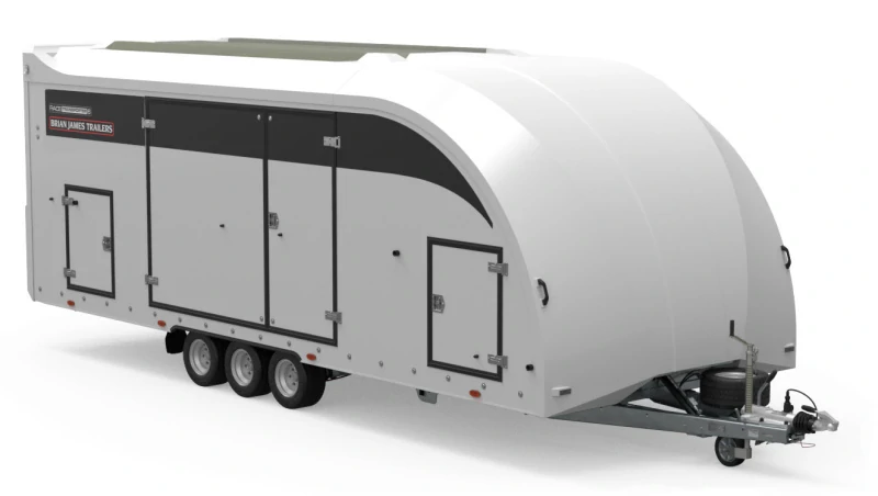 *DELIVERY FRANCE / BENELUX FREE* BRIAN JAMES RT6 closed car trailer 5.50m x 2.29m NEW