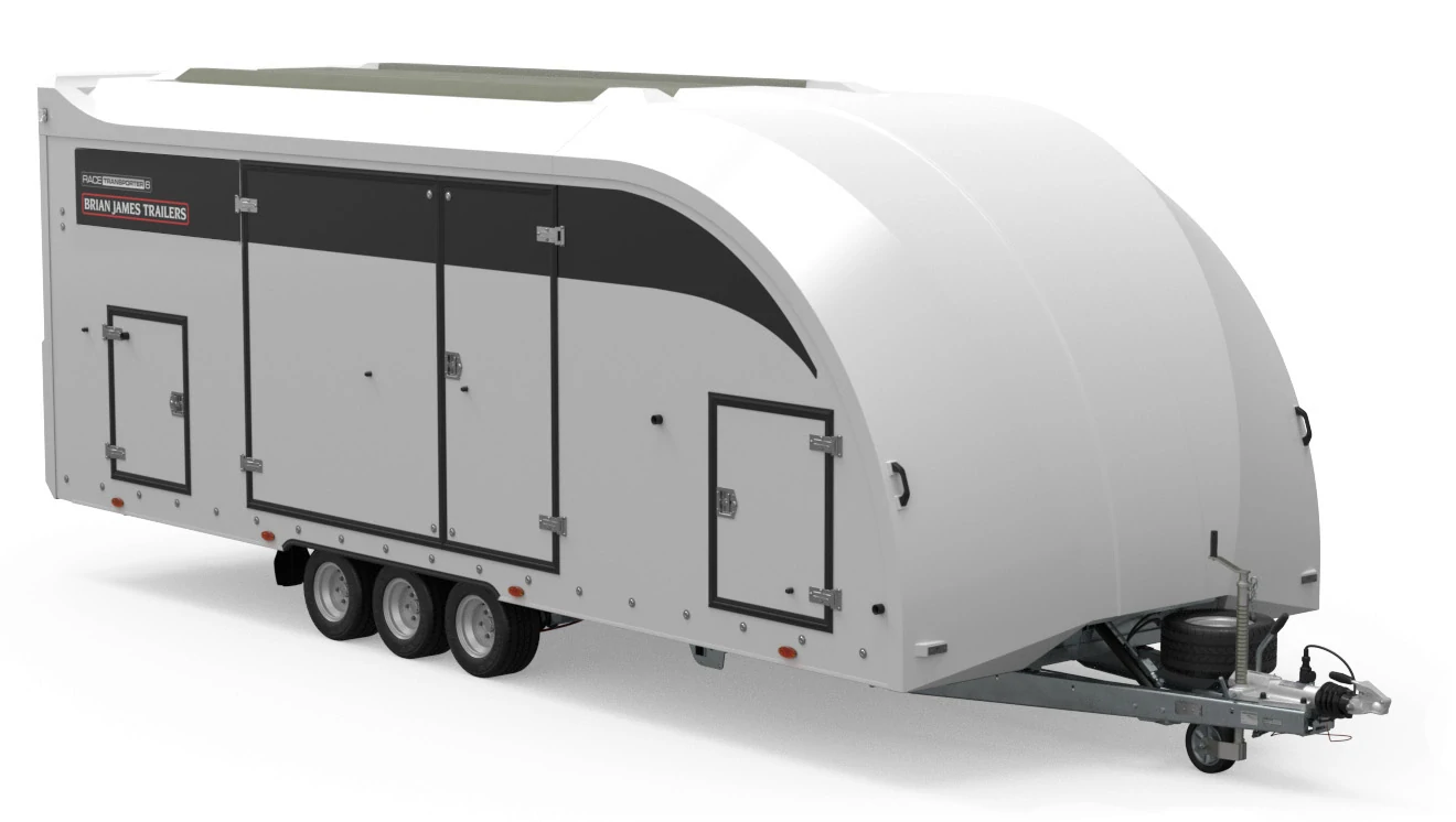 *DELIVERY FRANCE / BENELUX FREE* BRIAN JAMES RT6 closed car trailer 5.50m x 2.29m NEW