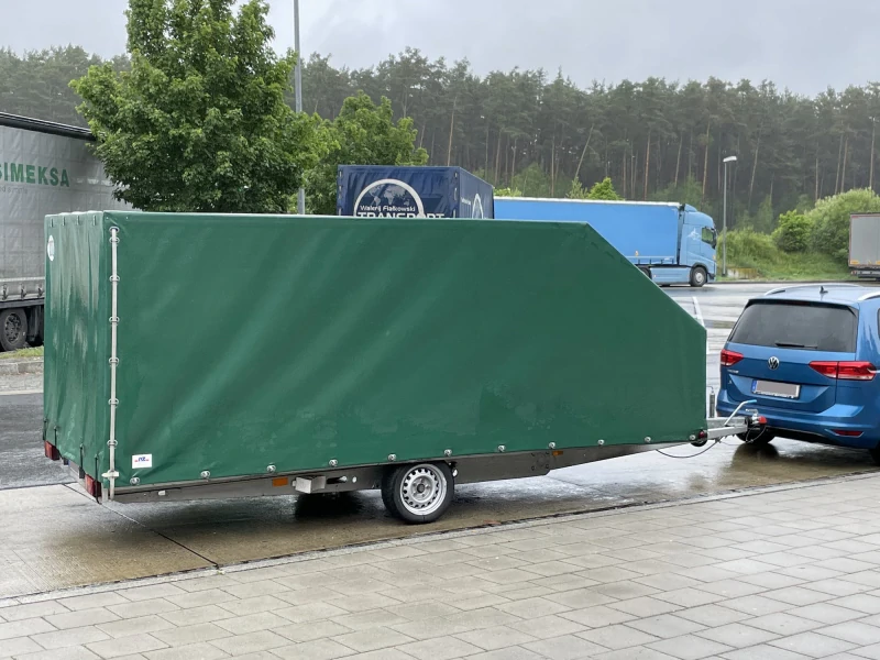 Covered trailer