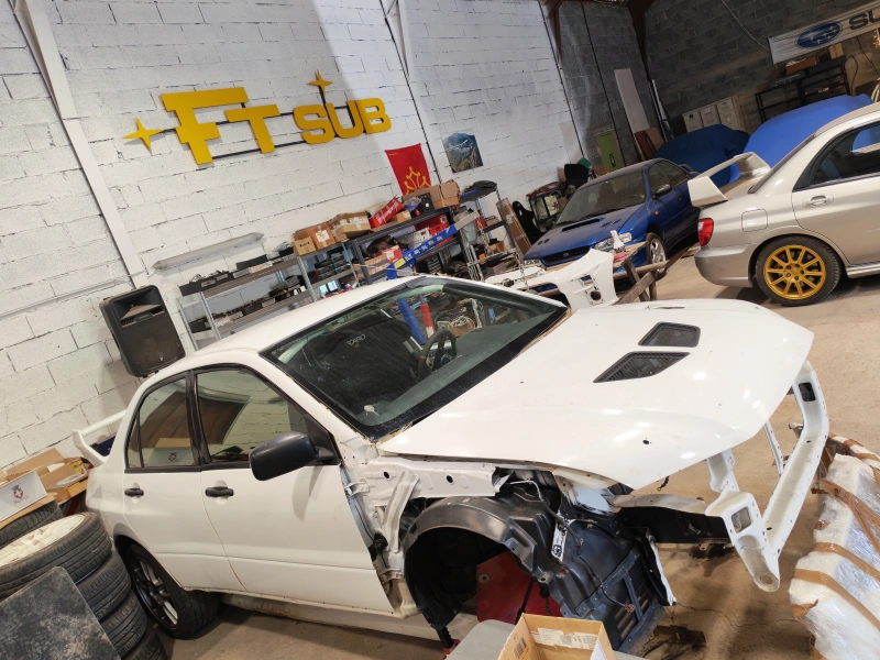 Mitsubishi lancer Evo 7 recce car