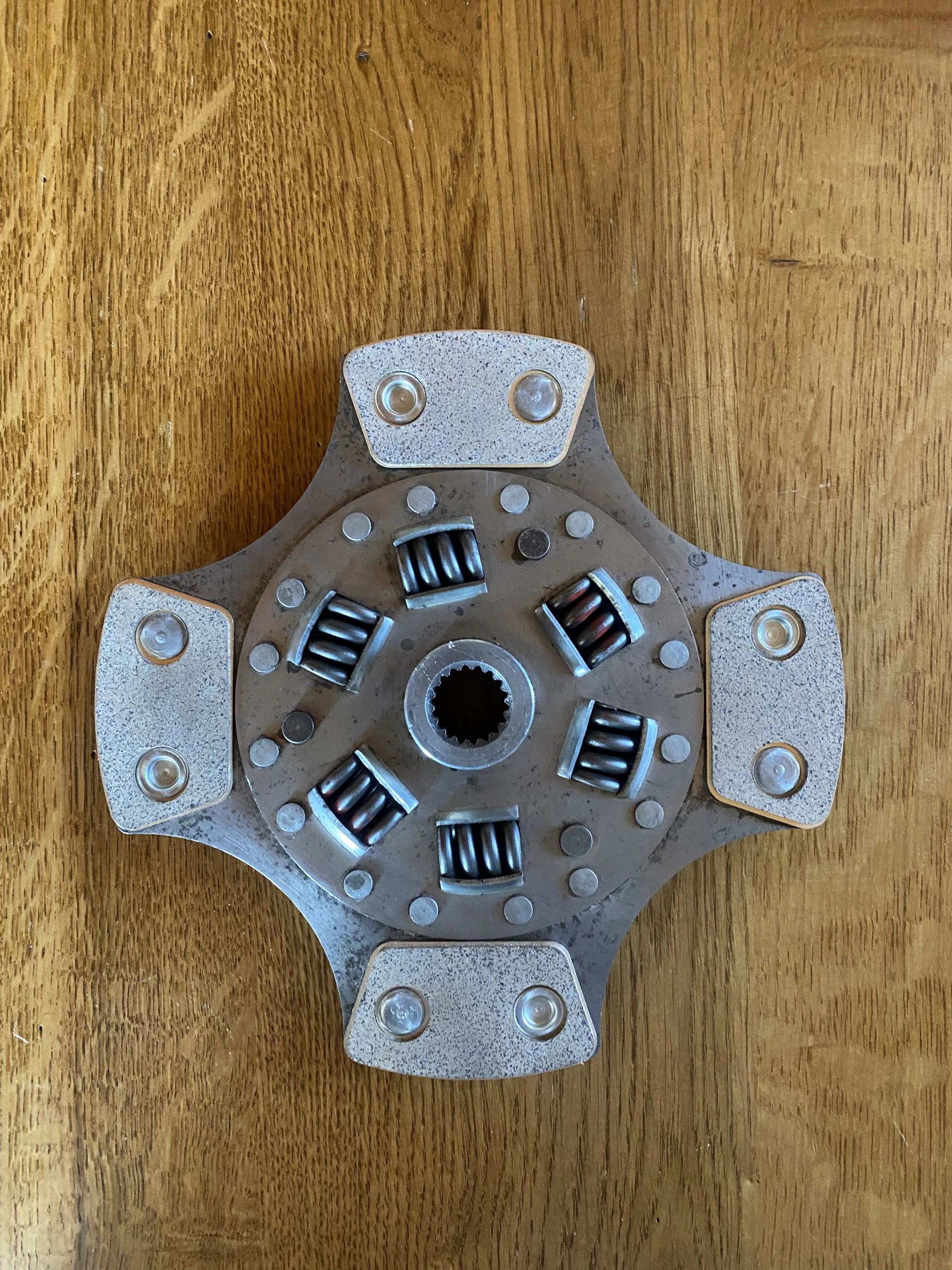 Clutch disc relining