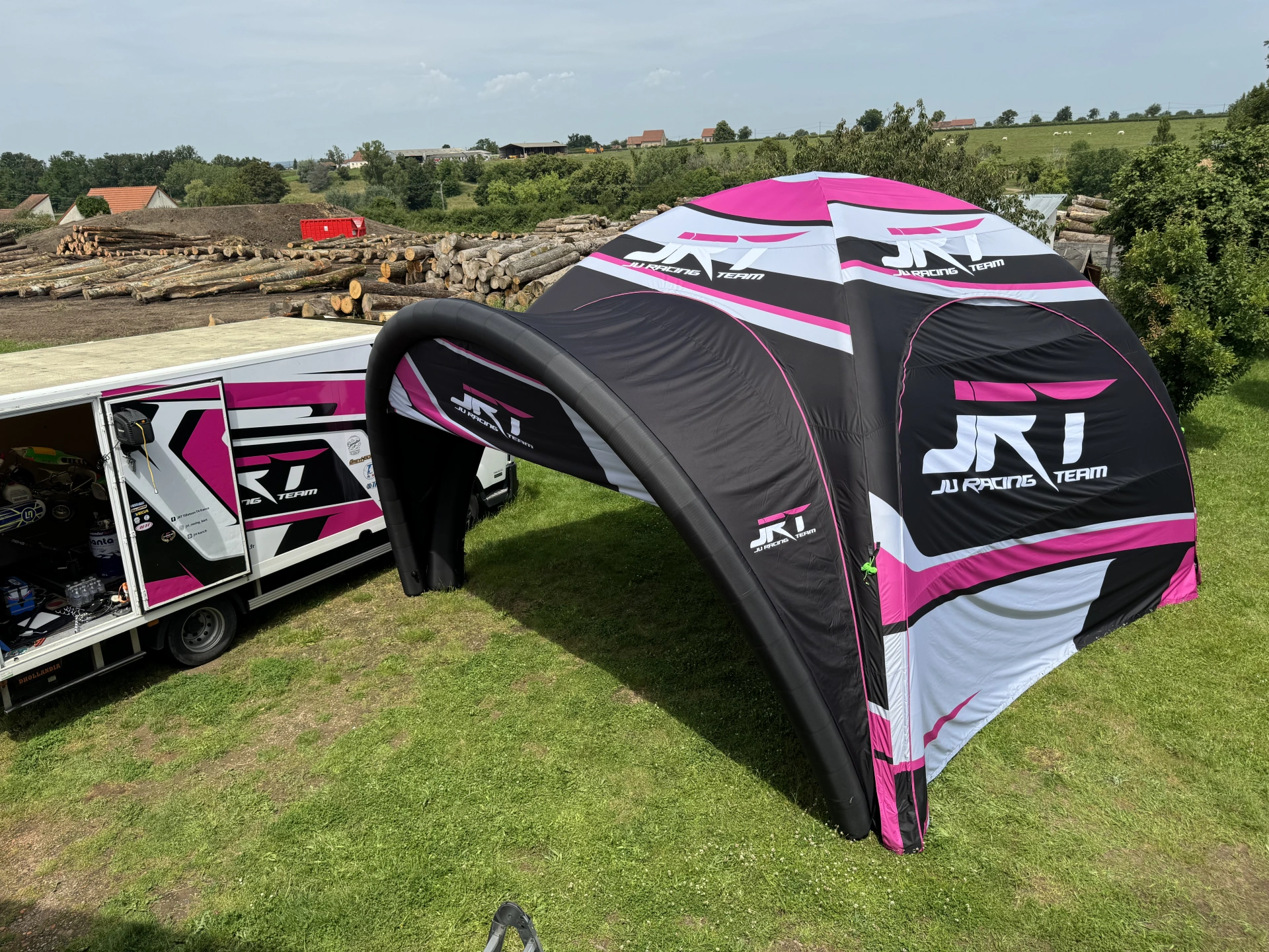 Inflatable tent 6x6 – photo 4