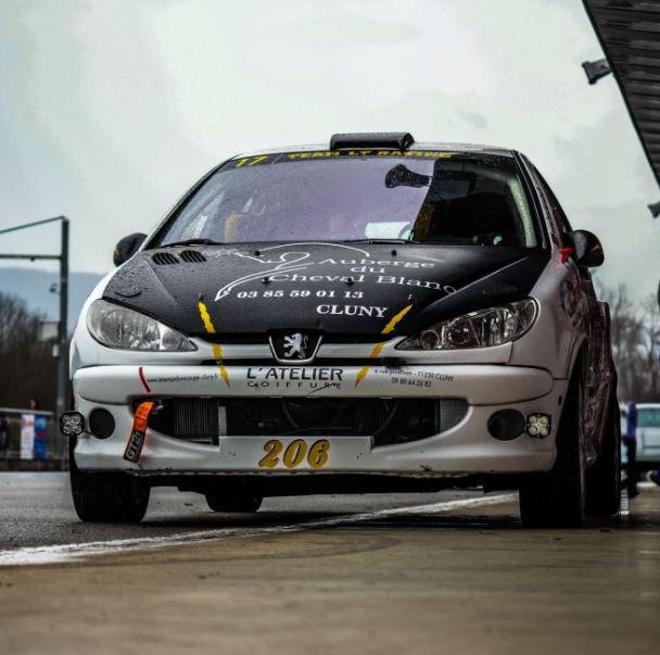 206 f2014 with real Peugeot sport numbered body