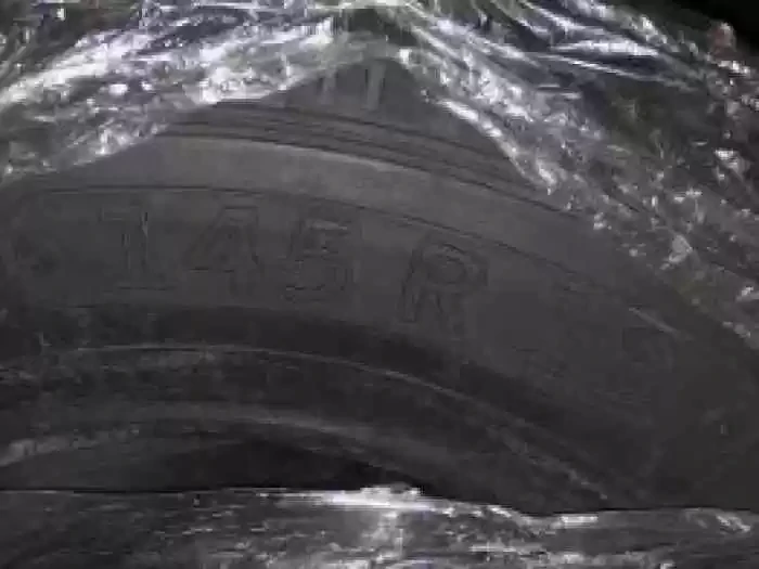 Studded road-approved tyres with 13" rims