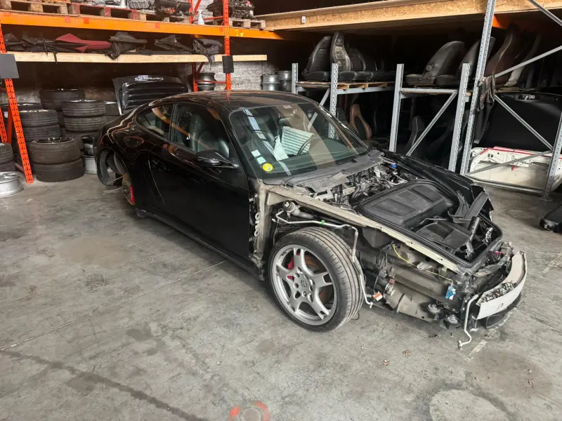 Pièces et Châssis nu + carte grise Porsche 997 4S 2006 disponible (identique GT3)