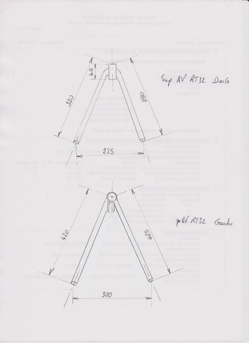 Triangles de suspension avant Ralt RT32