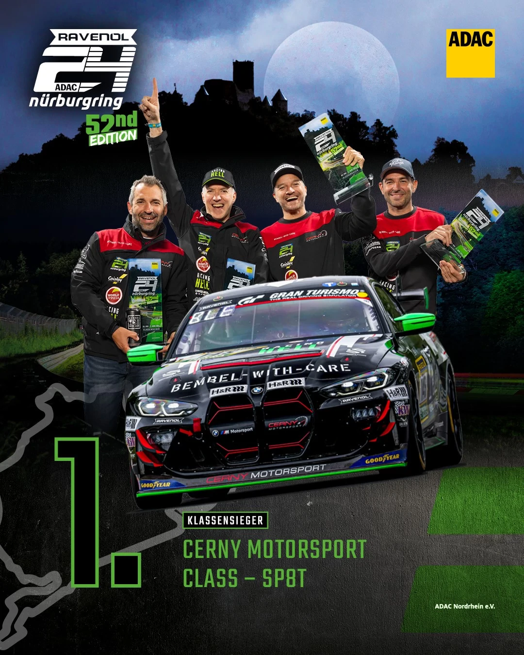 24h Nürburgring 2025 - BMW M4 GT4 - Winner Team 2024