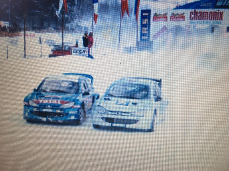 206 WRC EX GLACE EX VOITURE DU FILM MICHEL VAILLANT