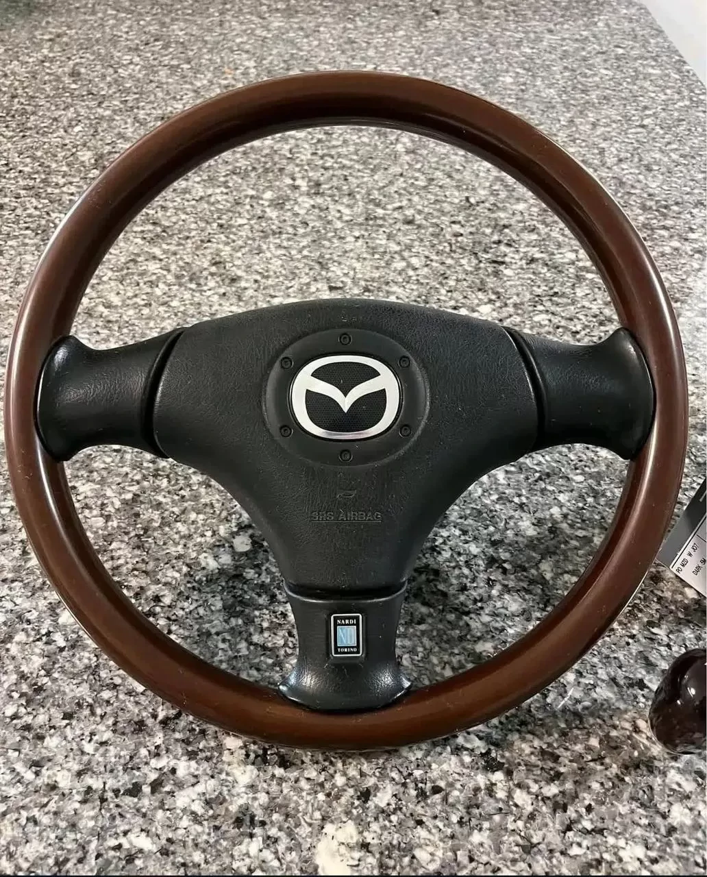 Nardi Dark Wood Steering wheel
