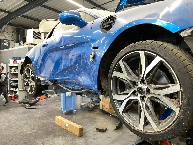 Following an accident we are selling the Alpine A110