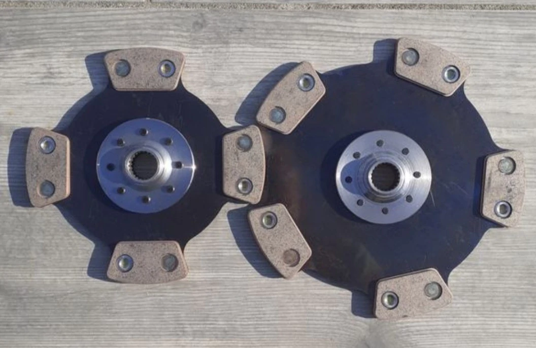 New and relined sintered clutch discs