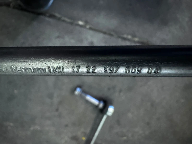 Cayman GT4 RS rear stabiliser bar (Pair)