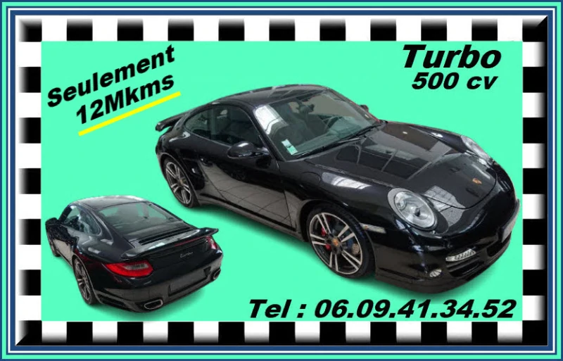 Rare with only 12Mkms - PORSCHE 997 Turbo 500 hp