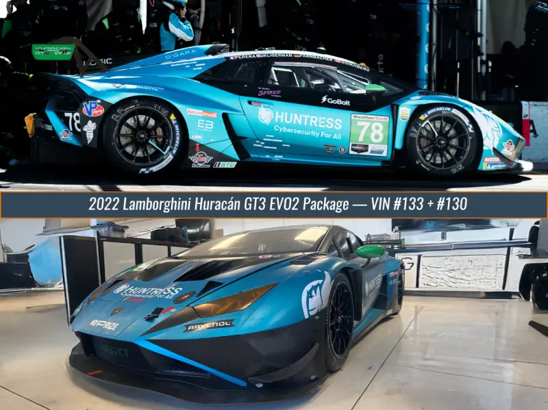 2022 Lamborghini Huracán GT3 EVO2 Package - VIN #133 + #130