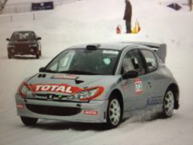 206 WRC EX GLACE EX VOITURE DU FILM MICHEL VAILLANT