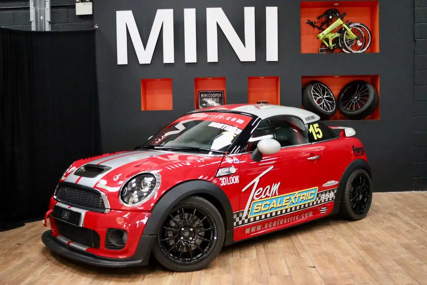 Mini John Cooper Works race car
