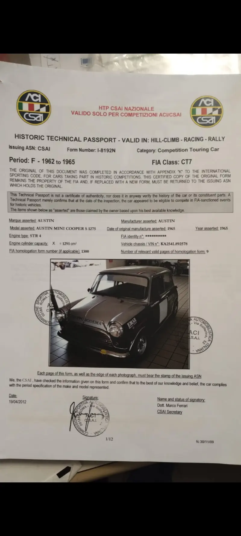 Mini Cooper MK1 1300