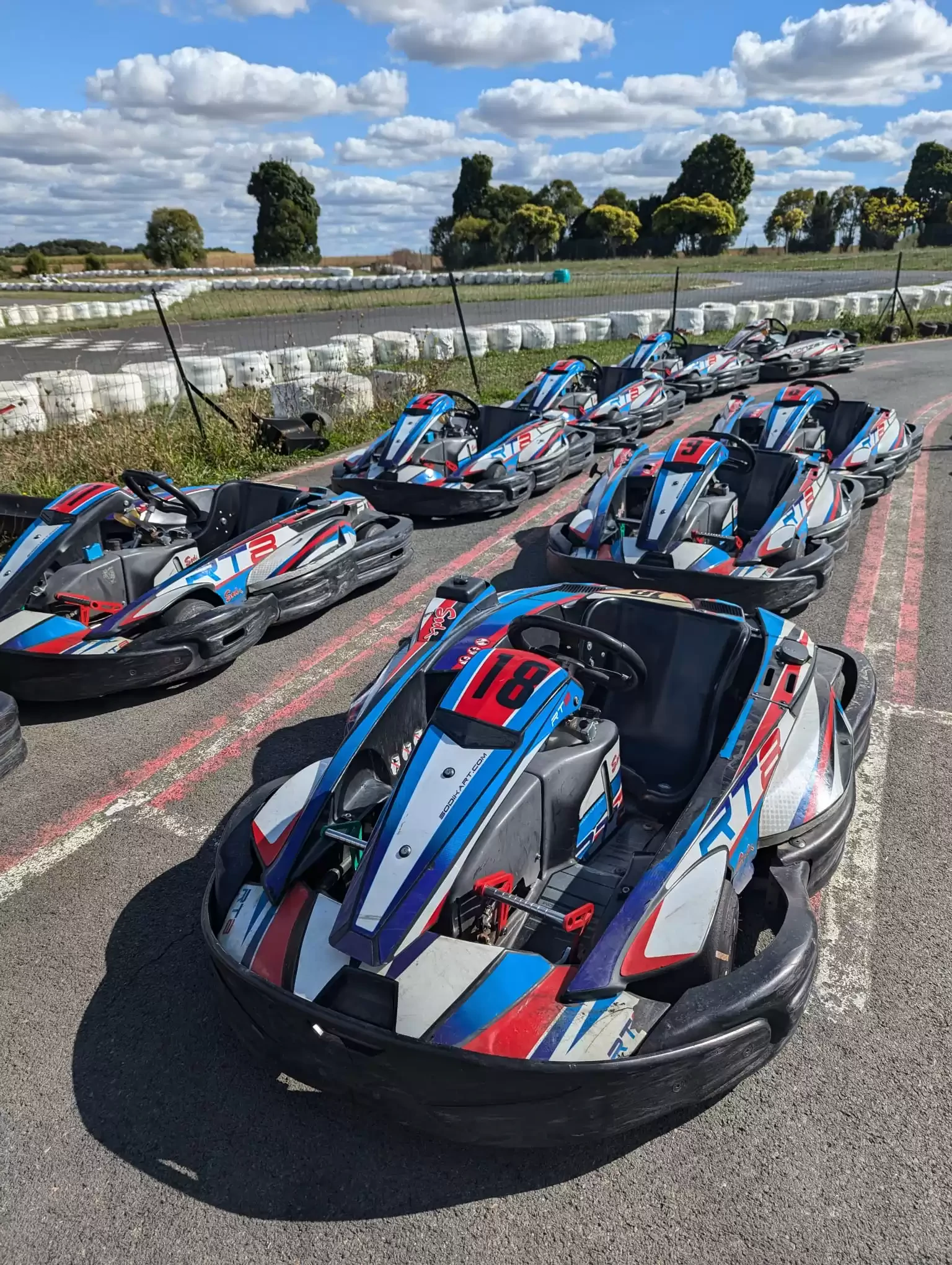 Flotte de karts à vendre