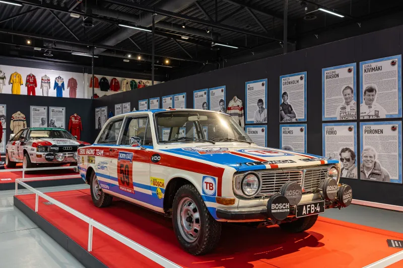 Volvo 142, la voiture de rallye de Markku Alen