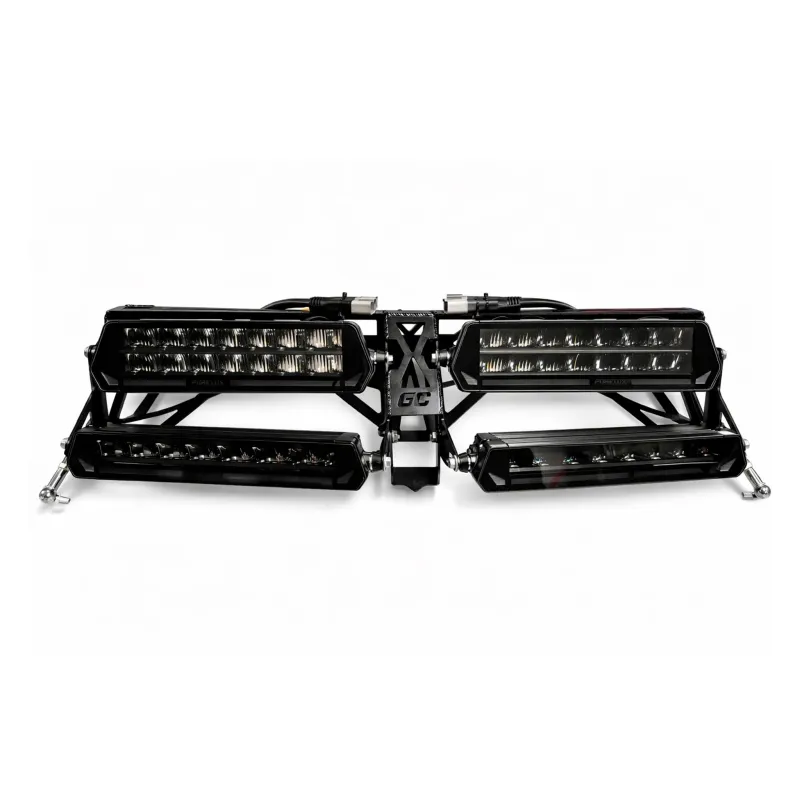 Complete Rally Lighting Kit – 4× LED PURELUX Panther + Bonnet Mount