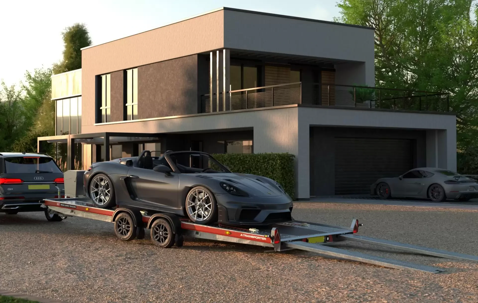 *ON ARRIVAL* NEW BRIAN JAMES CAR TRAILER 5mx2.10m brand new