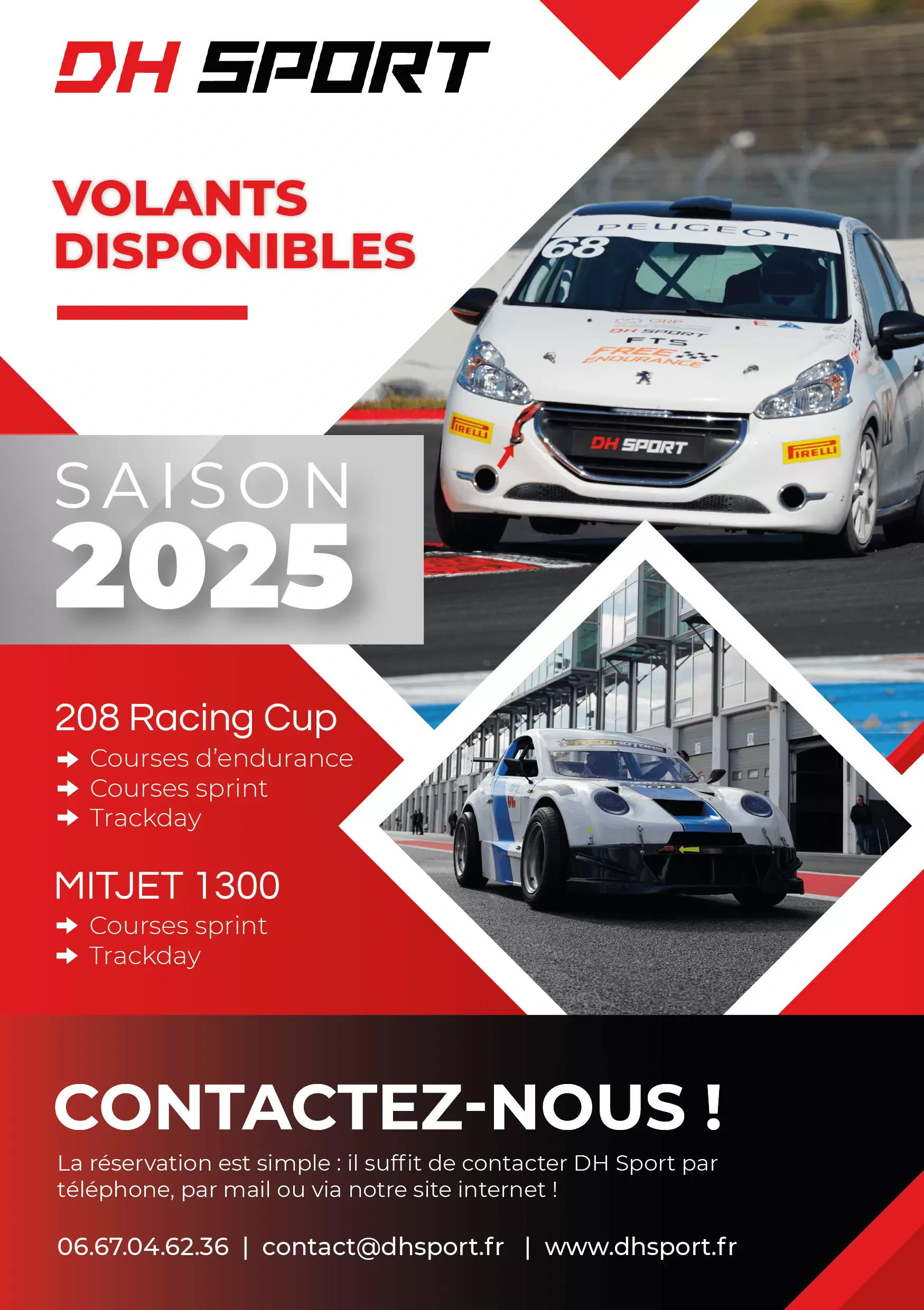 Location 208 racing cup / mitjet 1300 / clio cup