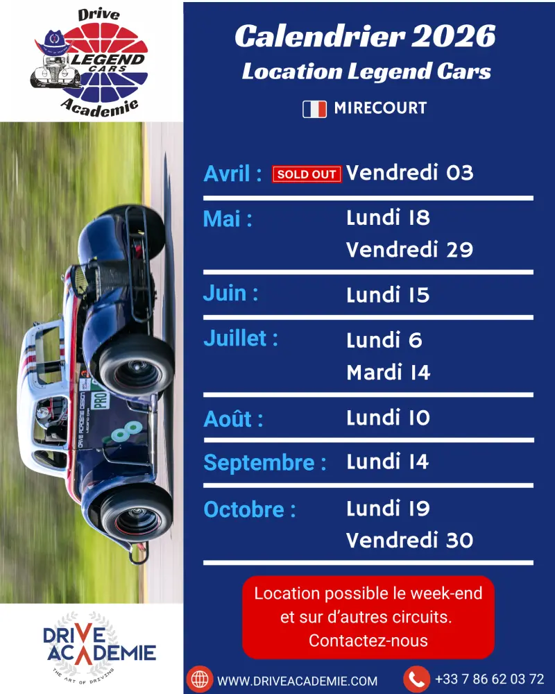 Stage de pilotage / Location - Porsche Cayman S - Legend Cars