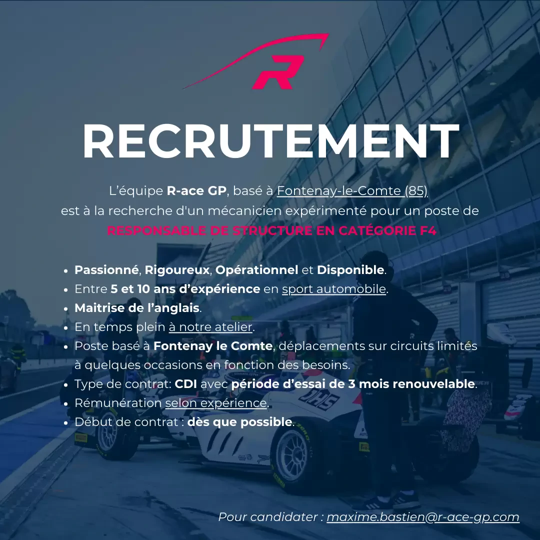 Recrutement responsable de structure catégorie F4
