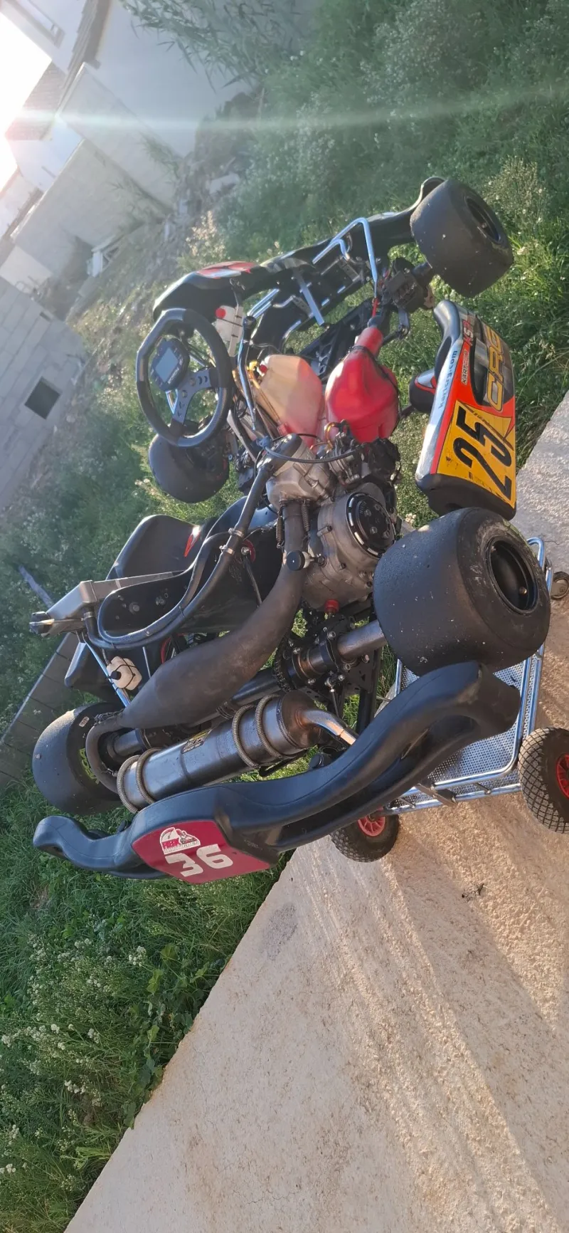 2008 CRG KZ Kart – 2008 Maxter MXO Engine