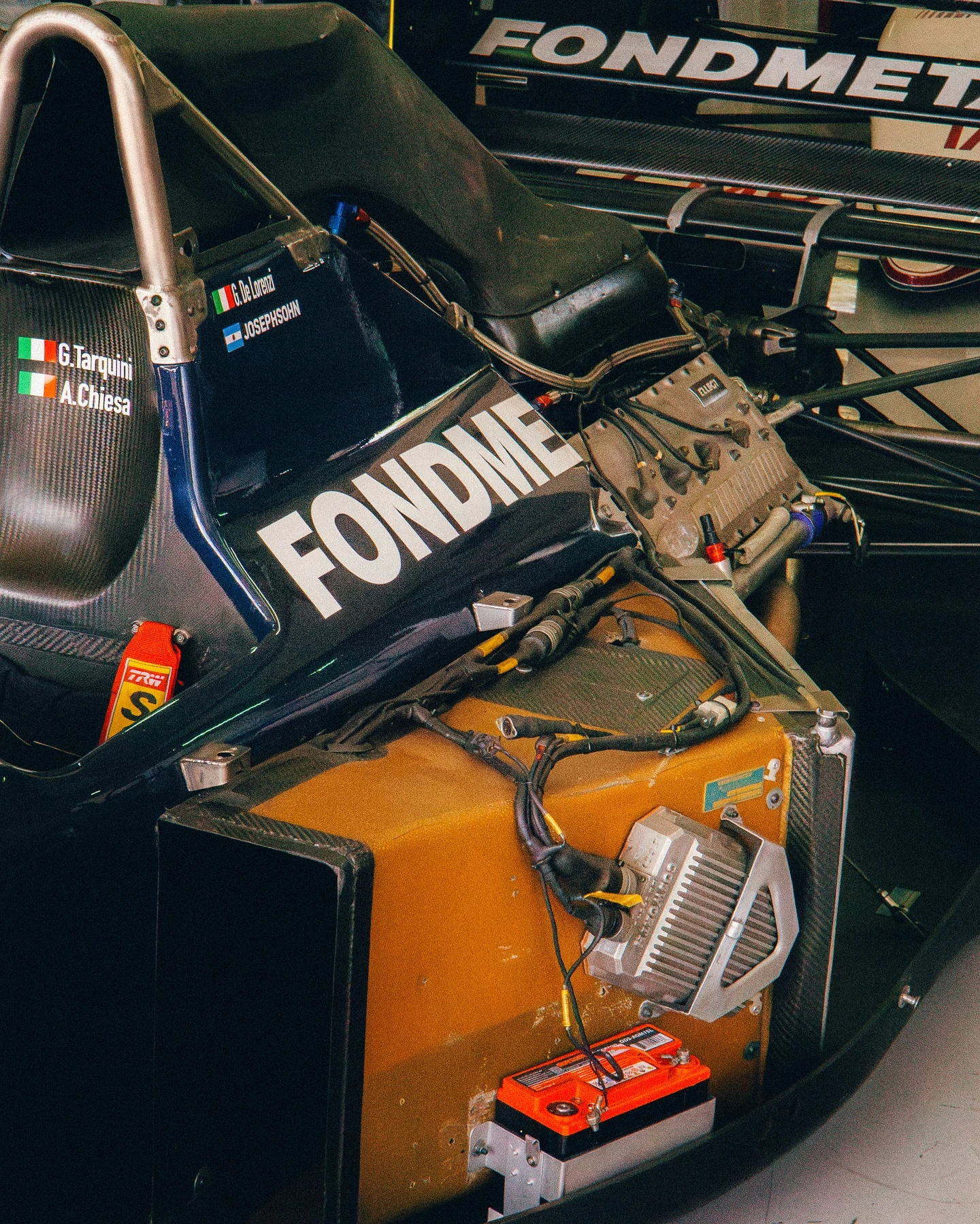 F1 Fondmetal 1991 Cosworth V8 Ex Tarquini full original