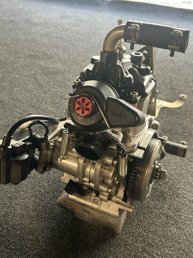Complete Rotax kart engine