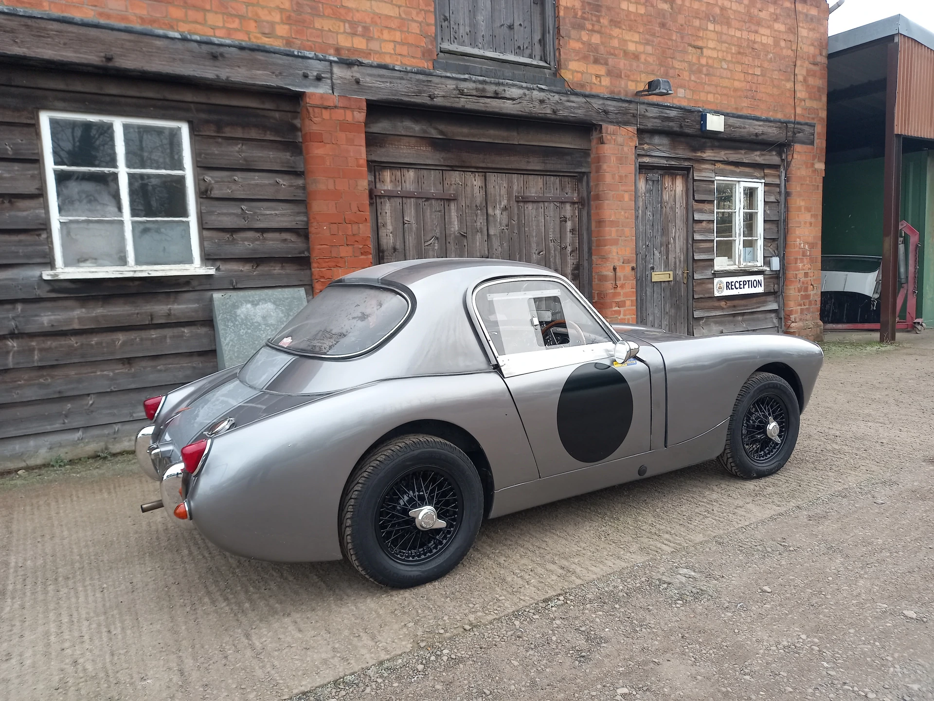 Austin Healey Sebring Sprite replica. hill climb sprint