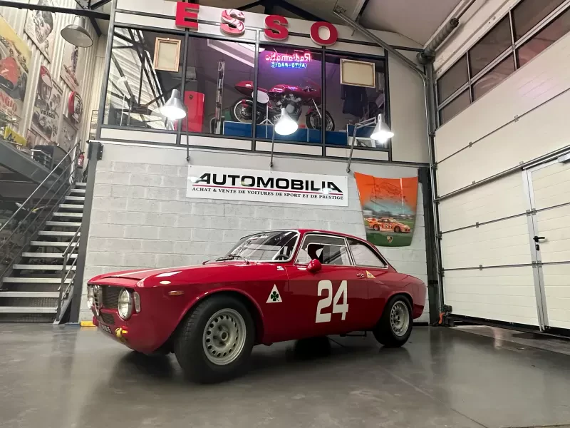 Exceptionnelle Alfa Roméo 1600 GTA Autodelta/ Sofar  usine Ex Jean Rolland 1967