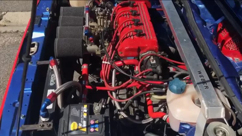 Golf 1 1.6 GTI (swap 2l ABF WEBER)