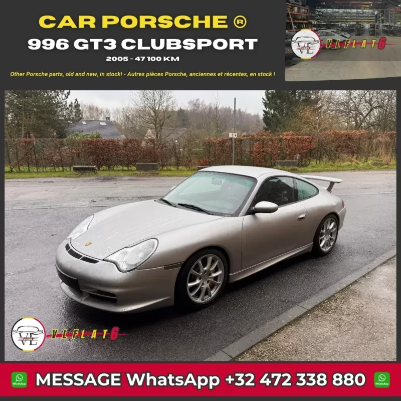 Absolute rarity: Porsche 996 GT3 Club Sport (2005)