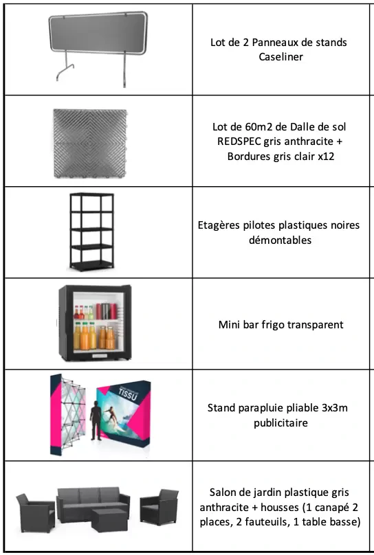 Réceptif de 60m2 pour paddock facile a transporter