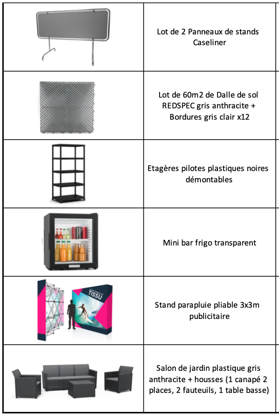 Réceptif de 60m2 pour paddock facile a transporter