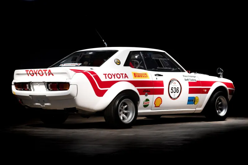 Toyota Celica 1600 GT TA22, voiture de rallye du Groupe 2 – Anciennement propriété de Klaus Fritzinger – Un morceau de l'histoire de la course automobile chez Toyota