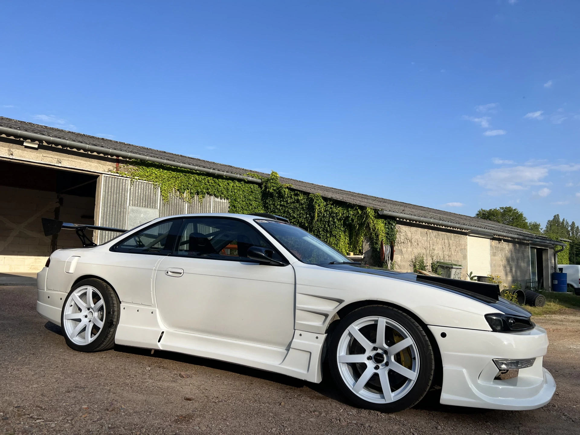 Nissan S14 V8 compresseur Drift