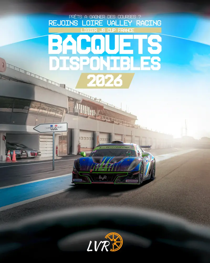 JOIN LOIRE VALLEY RACING IN LIGIER JS CUP FRANCE - SEASON 2026