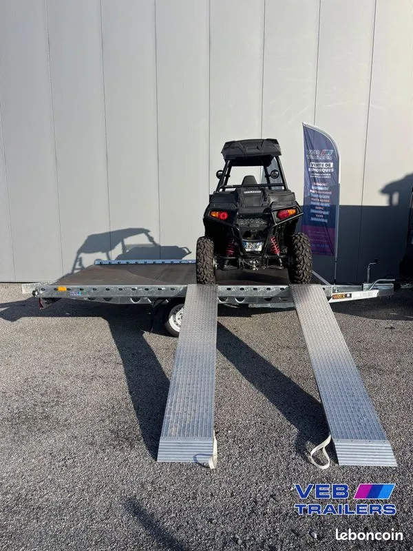 REMORQUE PORTE QUADS / SSV BUGGY ( 2 quads ou 1 ssv ) 3,32 M × 2,25M 3030 euros HT / 3636 euros TTC Garantie 5 ans – photo 2