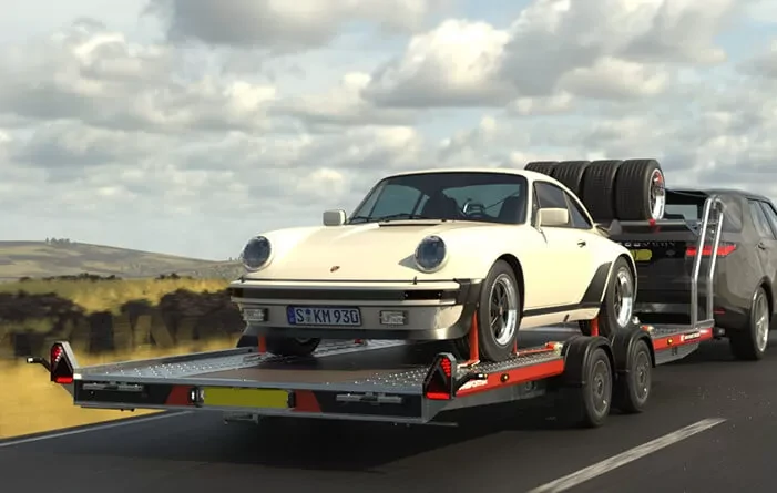 * COMING SOON * NEW BRIAN JAMES CAR TRAILER 5,50mx2,10m brand new
