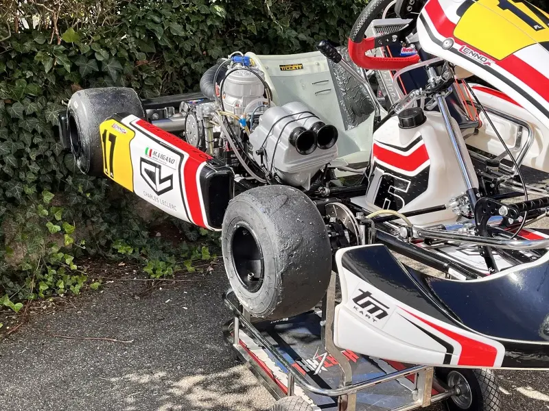 Kart de course Birel modèle Charles Leclerc S15 TM KZ R2