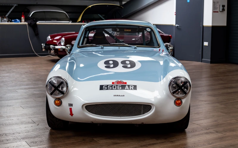 Austin-Healey Sebring Sprite 1959, 500kg et 125bhp