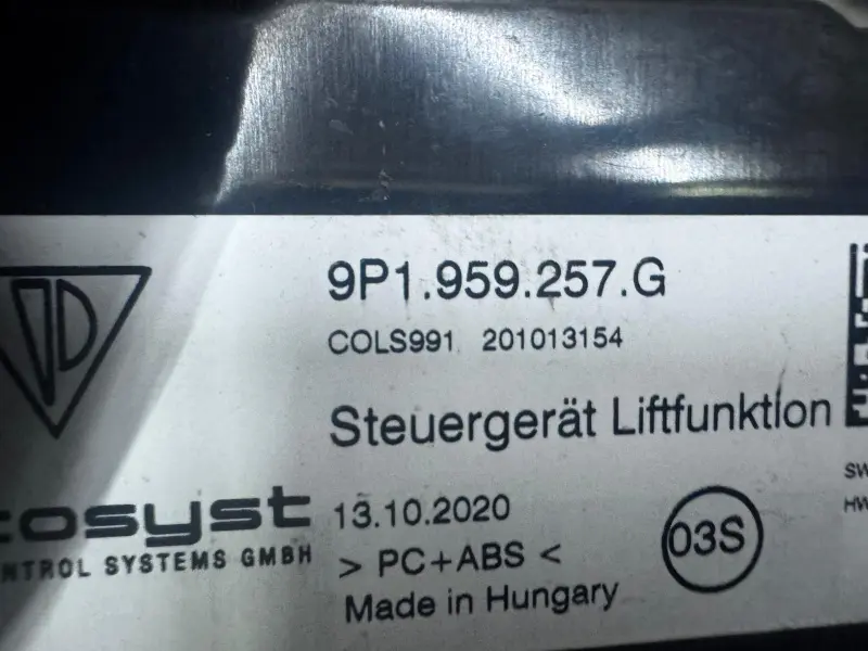 Porsche® 911 992 Front Lift System Computer - 9P1959257G