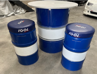 Fut de 200L/Table +2 taborets IGOL
