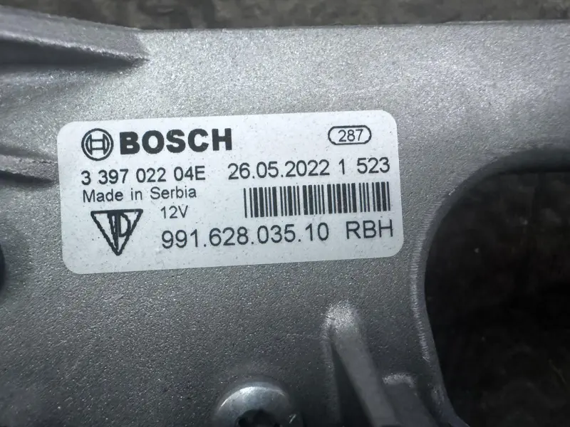 Moteur essuie-glace Porsche Cayman GT4 RS 99162803510
