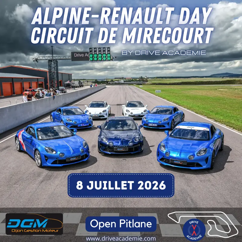 Alpine-Renault Track Day, 8 July – Mirecourt Circuit